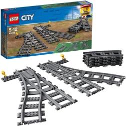Lego City rozjazdy do torów kolejowych