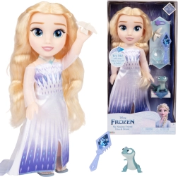 Śpiewająca lalka Disney Princess Elsa z Krainy Lodu z Bruni, 35 cm