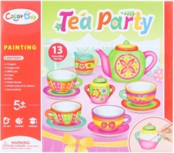 Malowanie własnego zestawu ceramicznego do herbaty