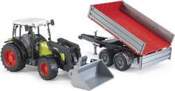 Bruder traktor CLAAS Nectis 267F z ładowaczem czołowym i wywrotką dwuosiową