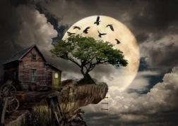 Puzzle ENJOY chatka na klifie 1000 elementów