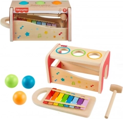 Drewniana muzyczna zabawka Fisher-Price Cymbałki
