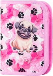 Jednopoziomowy piórnik szkolny Łapki