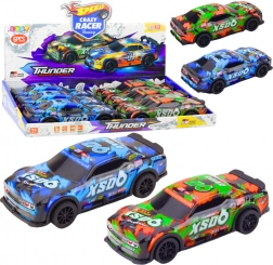 Wyścigówka z napędem ciernym światła dźwięki