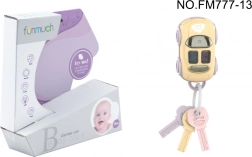 Miękki zestaw kluczy z brelokiem ze światłami dla najmłodszych