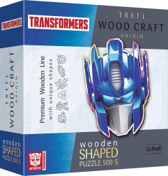Drewniane dwustronne puzzle TREFL Wood Craft Origin Transformers Optimus Prime, 505 elementów