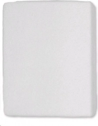 frotte prześcieradło do łóżeczka New Baby 140 × 70 cm białe