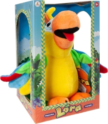 Mówiąca pluszowa papuga Lóra