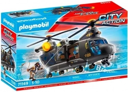Playmobil City Action śmigłowiec ratunkowy jednostki specjalnej