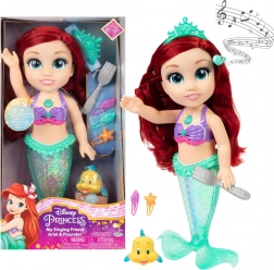 Disney Princess śpiewająca ARIEL – mała syrenka z akcesoriami 35 cm