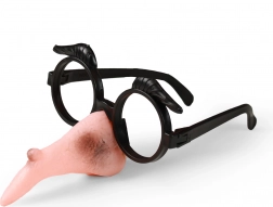 czarodziejski nos z okularami