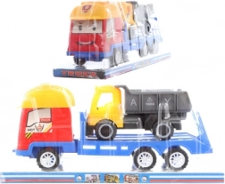 Plastowa ciężarówka z wywrotką z napędem ciernym