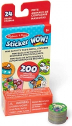 wkład naklejek domowe zwierzęta do melissa & doug sticker wow