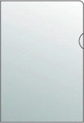 Przezroczysta koszulka na dokumenty A4 typu L, PVC, 180 mikronów