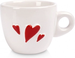 Ceramiczna filiżanka do espresso Serce 80 ml