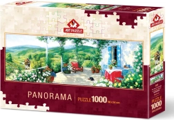 Panoramiczne puzzle Art Puzzle Gość na werandzie, 1000 elementów