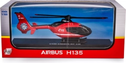 ratunkowy śmigłowiec strażacki Airbus EC135 1:100 metalowy model
