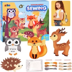 Kreatywny zestaw do tworzenia leśnych zwierzątek z filcu