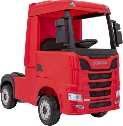 Dziecięca elektryczna ciężarówka SCANIA R‑SERIE, czerwona