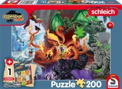 Puzzle Eldrador: złe stworzenia 200 elementów + figurka SCHLEICH