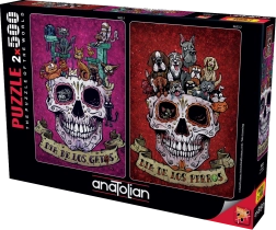 Puzzle Halloween 2×500 elementów ANATOLIAN