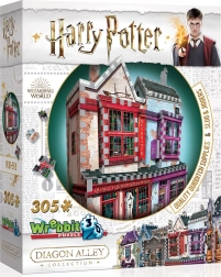 3D puzzle Harry Potter: Quality Quidditch Supplies i Slug & Jiggers Apothecary, 305 elementów