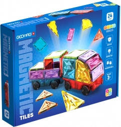 Geomag Magnetic Tiles Auta – magnetyczna układanka z kołami