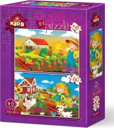 Puzzle Rolniczka 35 + 60 elementów