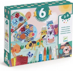 DJECO kreatywny zestaw Dom pełen zwierzaków