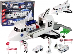 Zestaw kosmiczny prom z pojazdami i akcesoriami