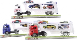 Ciężarówka z wyścigówkami, 3 kolory