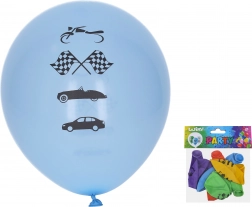 Balony do nadmuchiwania 30 cm Auta – zestaw 5 szt.
