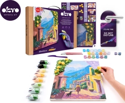 Malowanie po numerach i modelowanie 3D – obraz Lemon Weekend 30 × 40 cm