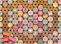 Puzzle Szczęśliwe haftowanie 1000 elementów COBBLE HILL