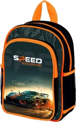 dziecięcy przedszkolny plecak z motywem auta