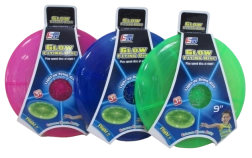 Latający dysk ze światłem 20 cm (mix kolorów)