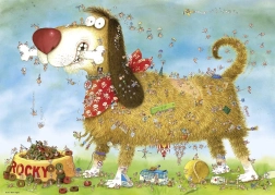 Puzzle Heye Psie Życie 1000 elementów