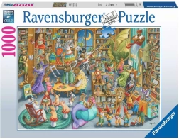 Puzzle 2D 1000 Ravensburger Północ w bibliotece