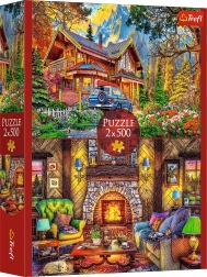 Trefl puzzle Wycieczka w góry 2×500 elementów