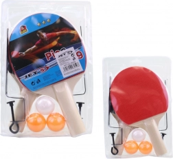 Zestaw do ping-ponga z 3 piłeczkami i siatką