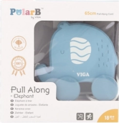 Drewniany traktor słoń