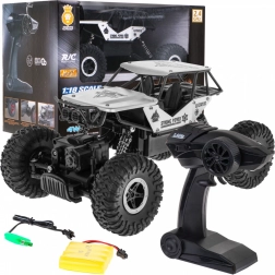 RC terenowy samochód Crawler Monster 1:18 dla dzieci 6+ – Srebrny