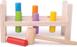 Drewniany młotek Bigjigs Baby