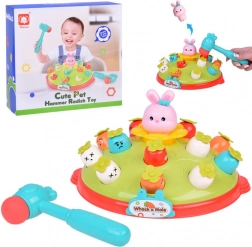 Uderz młotkiem – gra z marchewkami i króliczkiem