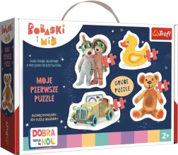 Baby puzzle Dobranoc TREFLICI 4w1 (3–6 elementów)