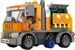 Kompatybilny zestaw konstrukcyjny śmieciarki 157 el. BLOXO