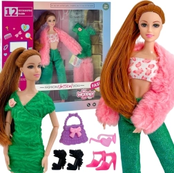 Woopie Royal lalka Emi 30 cm z 12 niespodziankami, ubrankami i akcesoriami