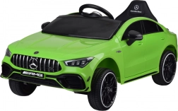 Dziecięcy elektryczny samochód Mercedes AMG CLA 45s z efektem kołysania – Zielony