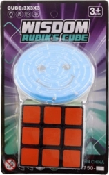 Kostka układanka i labirynt logiczny