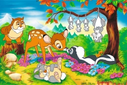 Puzzle Bambi i przyjaciele z lasu 160 elementów